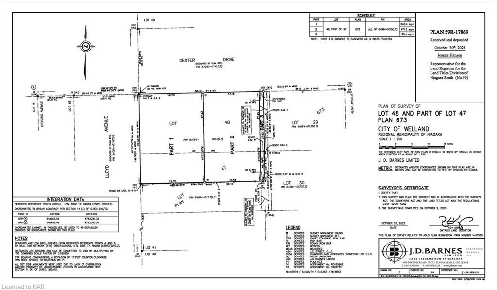 23 & 29 DEXTER Drive Welland Ontario L3C 2Y8