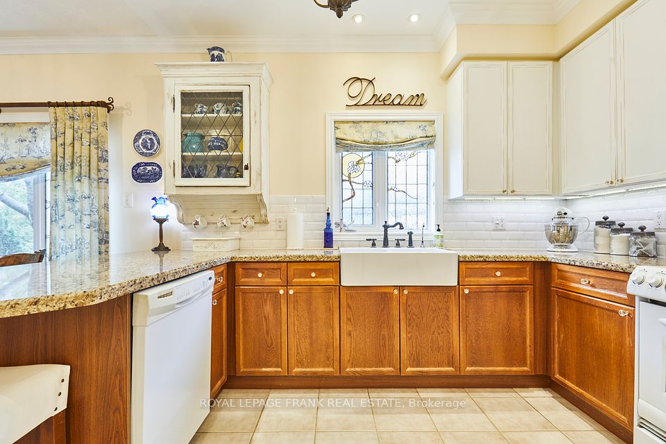 Farmhouse Sink, Granite Counters