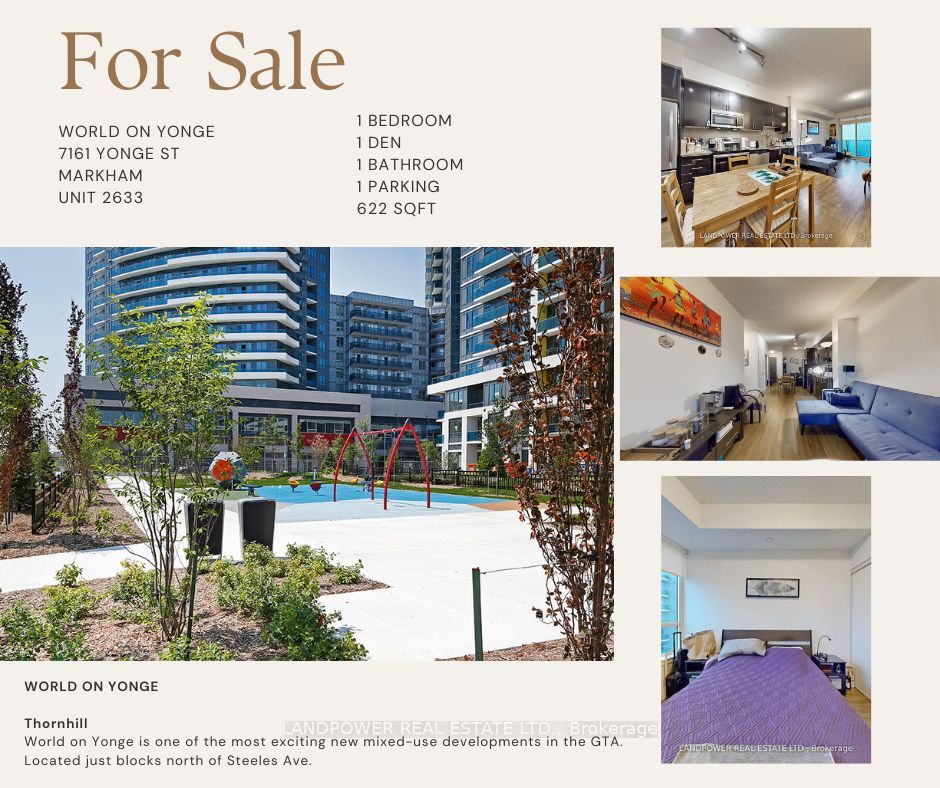 #2633 - 7161 Yonge Street, Markham, ON L3T 0C8