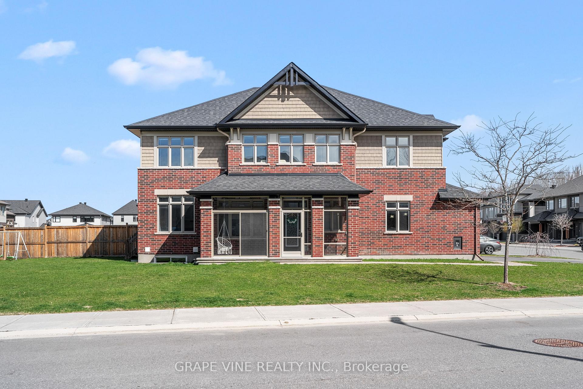 535 Rowers Way Blossom Park - Airport and Area, Ontario Welcome to this sun-filled 3-bedroom, 3-bath end-unit townhome on a premium corner lot in a sought-after, family-friendly neighbourhood. Offering 2,033 sq. ft. of beautifully designed living space, this east-facing home is flooded with natural light through oversized windows and features an enclosed glass porch that functions as a bright, inviting sunroom perfect for year-round enjoyment. The open-concept main level boasts hardwood flooring, 9-ft ceilings, a cozy gas fireplace, and a kitchen complete with upgraded countertops, a walk-in pantry and ample cabinetry, and abundant windows creating a bright airy atmosphere throughout the day. Upstairs, the spacious primary suite includes a walk-in closet and ensuite bath, while two additional bedrooms and a second-floor laundry add function and comfort. The spacious loft area offers the perfect flexible space for a home office, kids' play area, or reading nook adaptable to your lifestyle. Located steps from schools, playgrounds, parks and Chapman Mills Conservation Area, this move-in-ready delivers the ideal mix of light, space and location. A must see! Perfect home for your family.