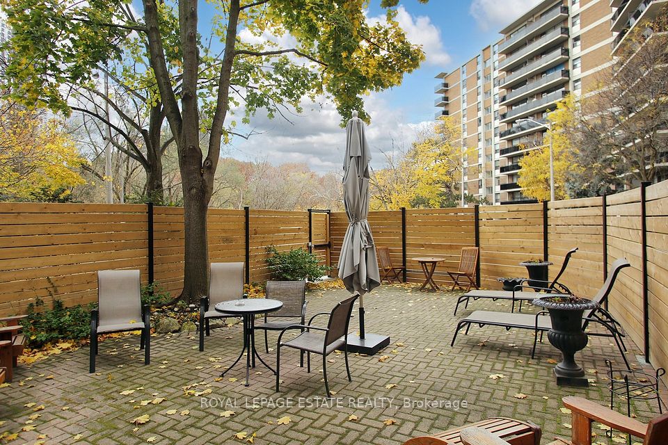 Enjoy the private outdoor space