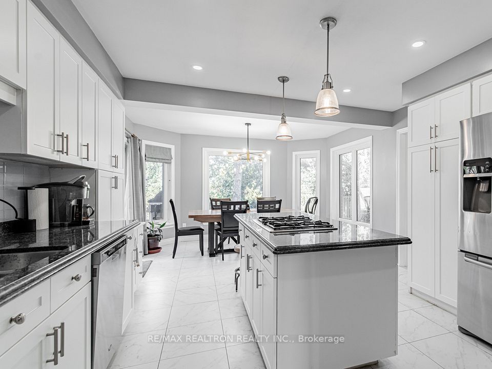 Kitchen with granite counters