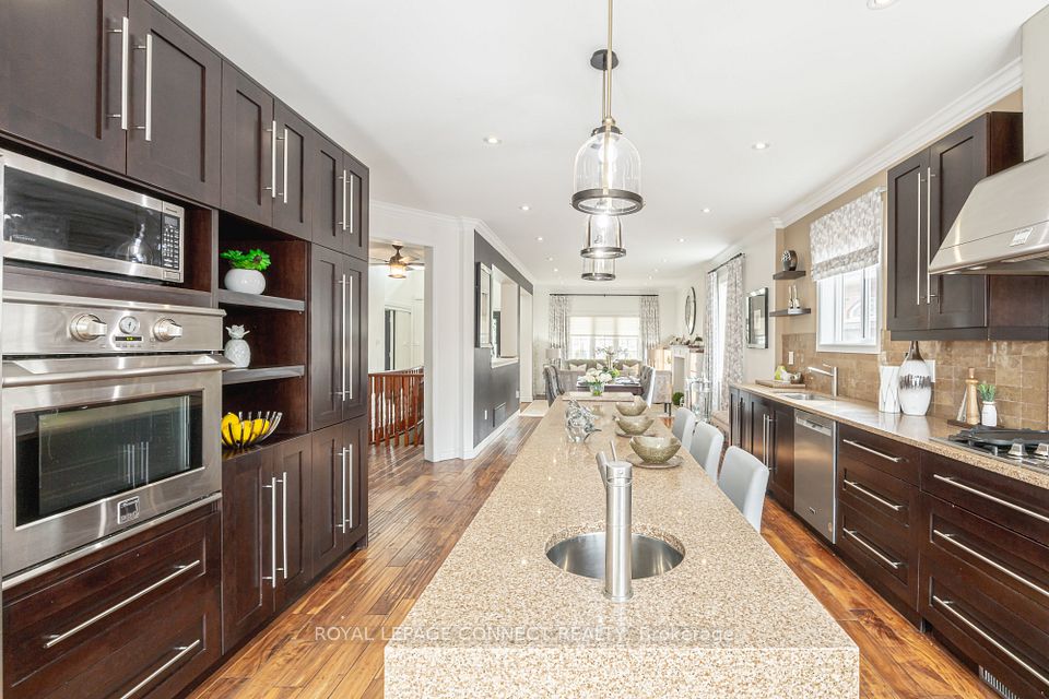 Custom kitchen cabinetry.
