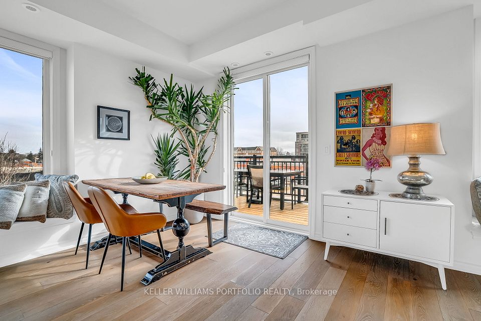 Dining Area with Walk out to Balcony