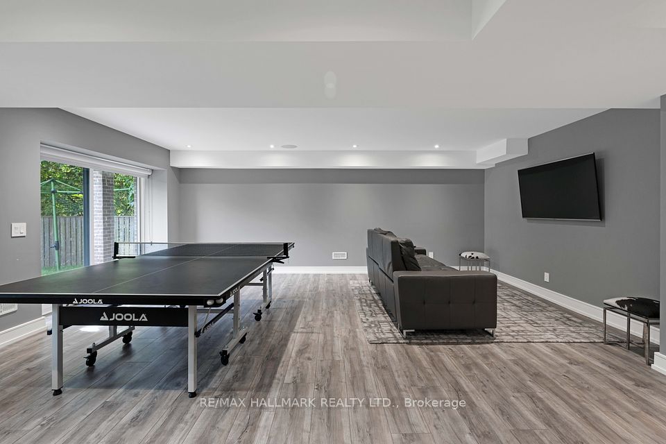 Lower level recreation room