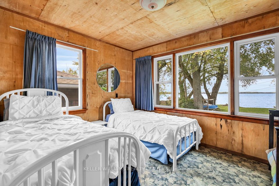 Bedroom w/lake views
