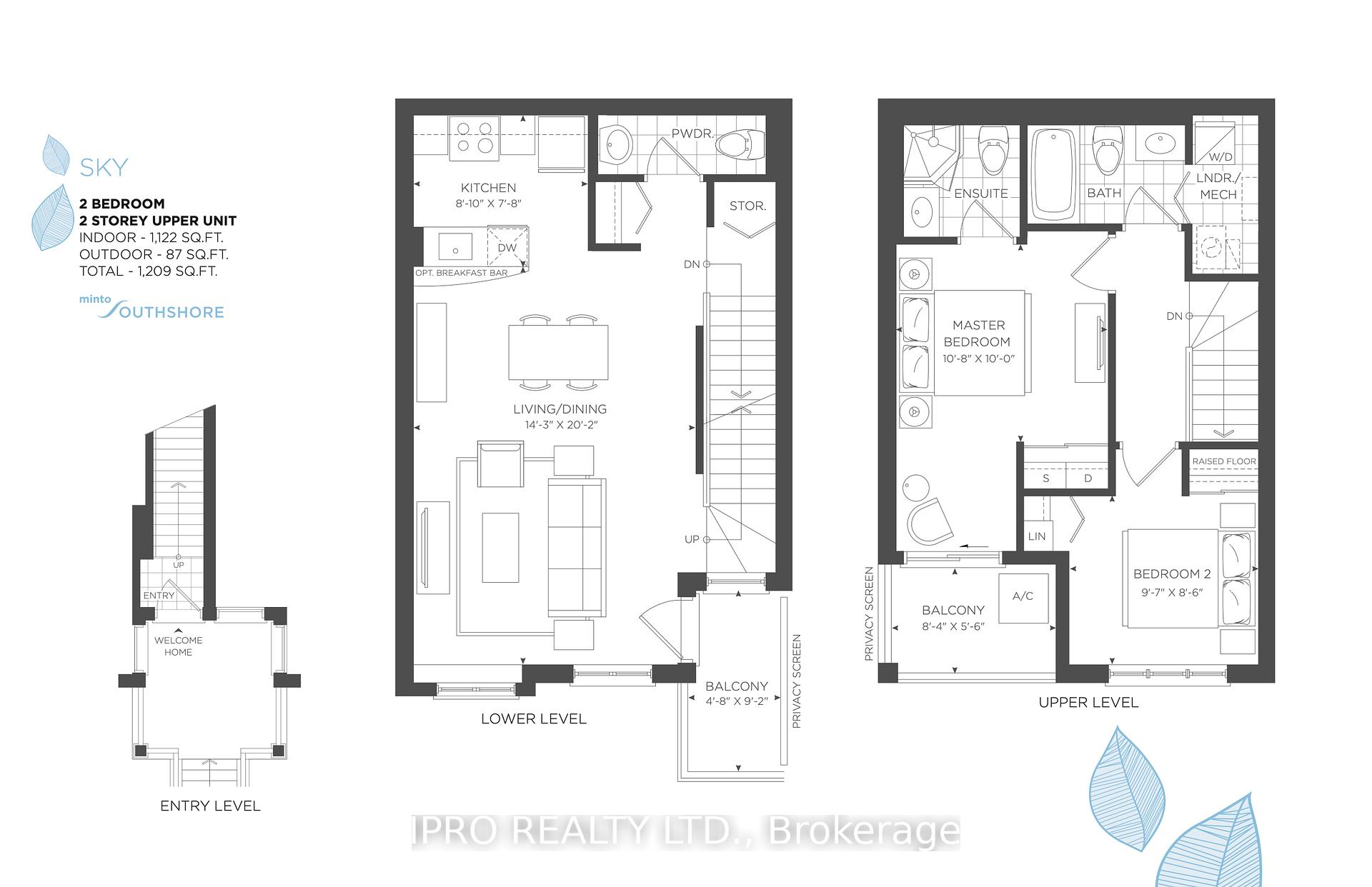 2 Bedrooms Condo at 50 Carnation, Toronto For sale