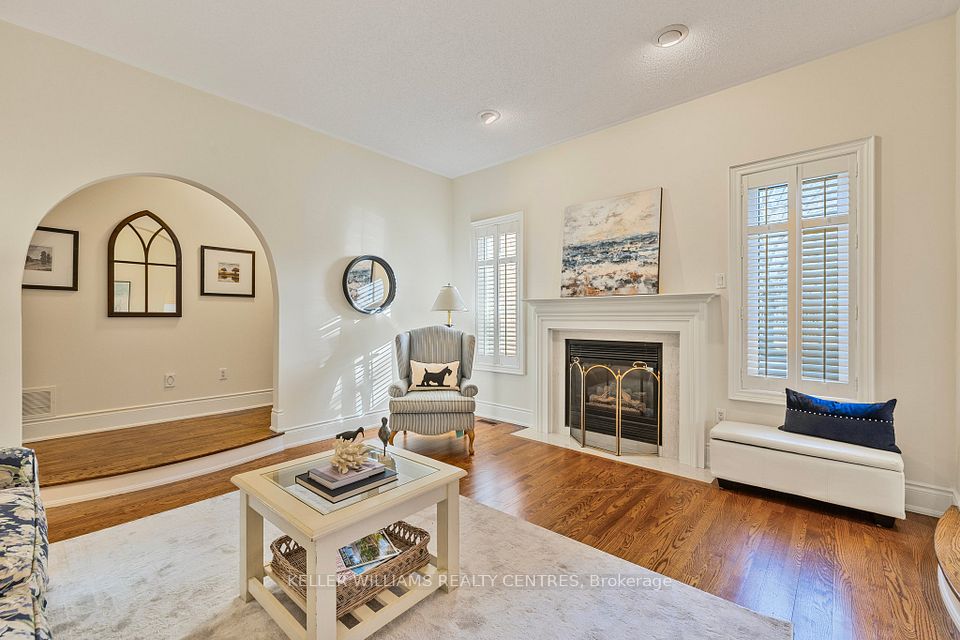 Family Room W/Hardwood Floors