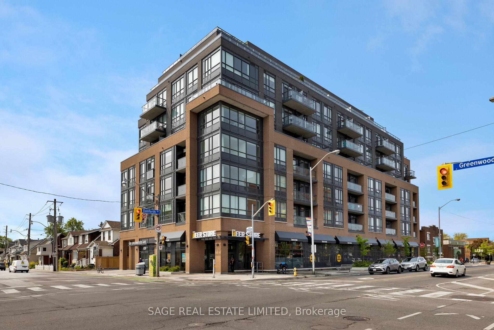 3 Bedrooms Condo at 630 Greenwood,  Toronto For sale