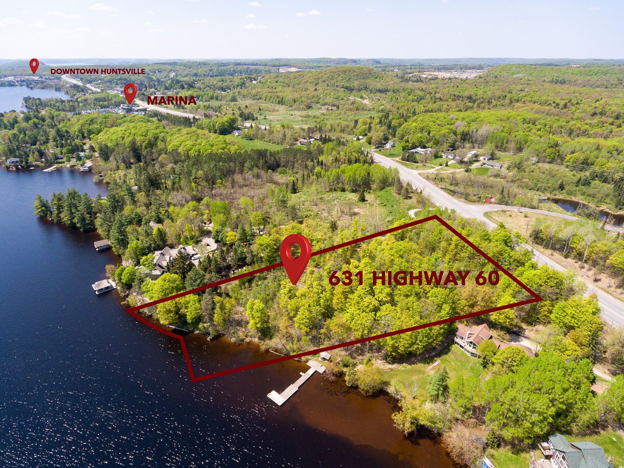Discover an extraordinary opportunity with this incredible 3.816-acre vacant land on the stunning Fairy Lake.Boasting 240.11 feet of southern exposure, this parcel offers breathtaking views and abundant sunshine, making it the perfect location to build your dream home. Conveniently located just off Highway 60, this landprovides excellent access to downtown Huntsville. This charming town offers a delightful array of restaurants,unique boutiques, and vibrant entertainment options. Huntsville is home to a well-equipped hospital andexcellent schools, making it an ideal place for families. For golf enthusiasts, the area is surrounded by some ofthe region's most prestigious golf courses, promising hours of enjoyment on the greens. Winter sports loverswill be thrilled with the proximity to Hidden Valley Ski Resort, where you can enjoy skiing and snowboardingduring the colder months. Alternatively, take advantage of the property's prime location on Fairy Lake to boatdirectly into downtown Huntsville. This lake is part of the renowned 4-chain lake system, providing over 40miles of interconnected lakes and rivers to explore, perfect for boating, fishing, and water sports enthusiasts.With its combination of natural beauty, convenient location, and extensive recreational opportunities, thisvacant land on Fairy Lake is a rare gem. Whether you're looking to build a luxurious family home or a serenevacation retreat, this property offers the perfect canvas for your vision. Embrace the tranquil lifestyle and endless adventures that await you in this remarkable setting.