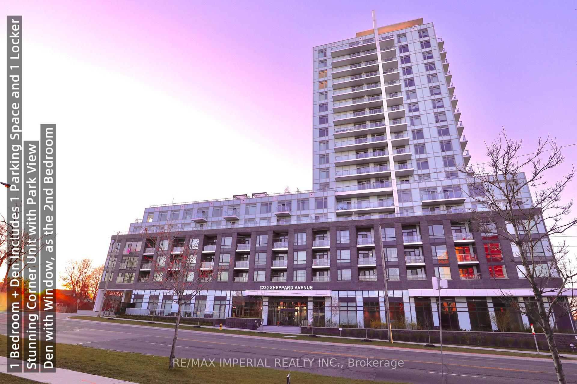 2 Bedrooms Condo at 3220 Sheppard, Toronto For sale
