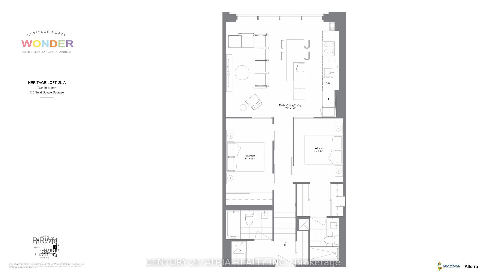 2 Bedrooms Condo at 150 Logan, Toronto For sale