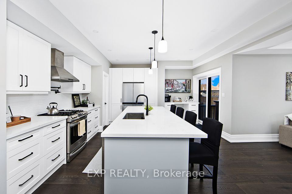 Chef's  kitchen with pot filler