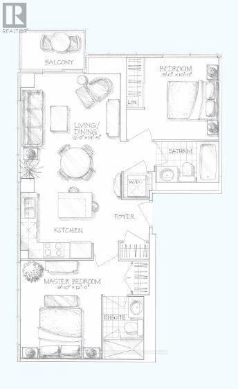 2 Bedrooms Condo at 21 Balmuto, Toronto For sale