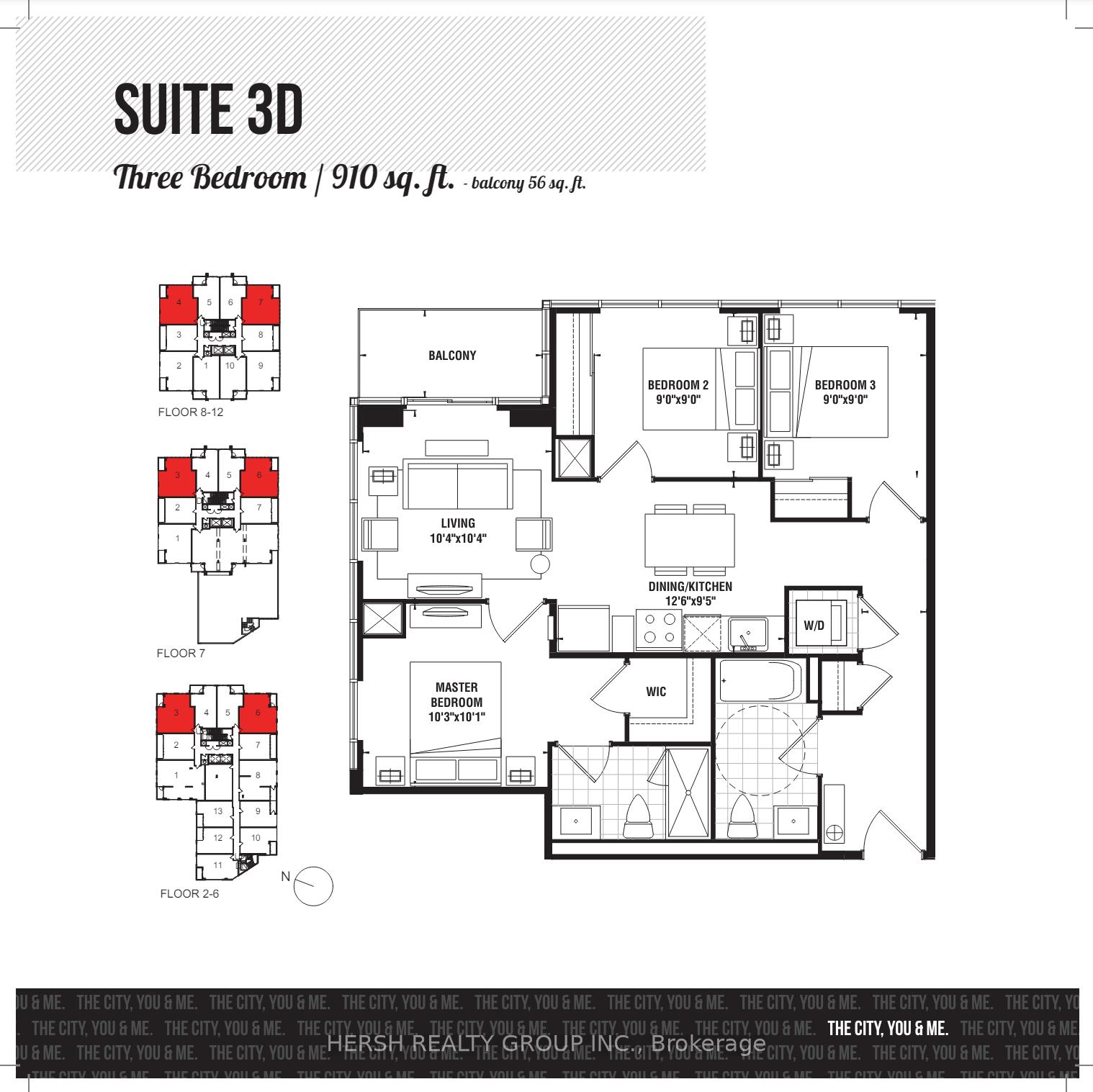 3 Bedrooms Condo at 10 Meadowglen,  Toronto For sale