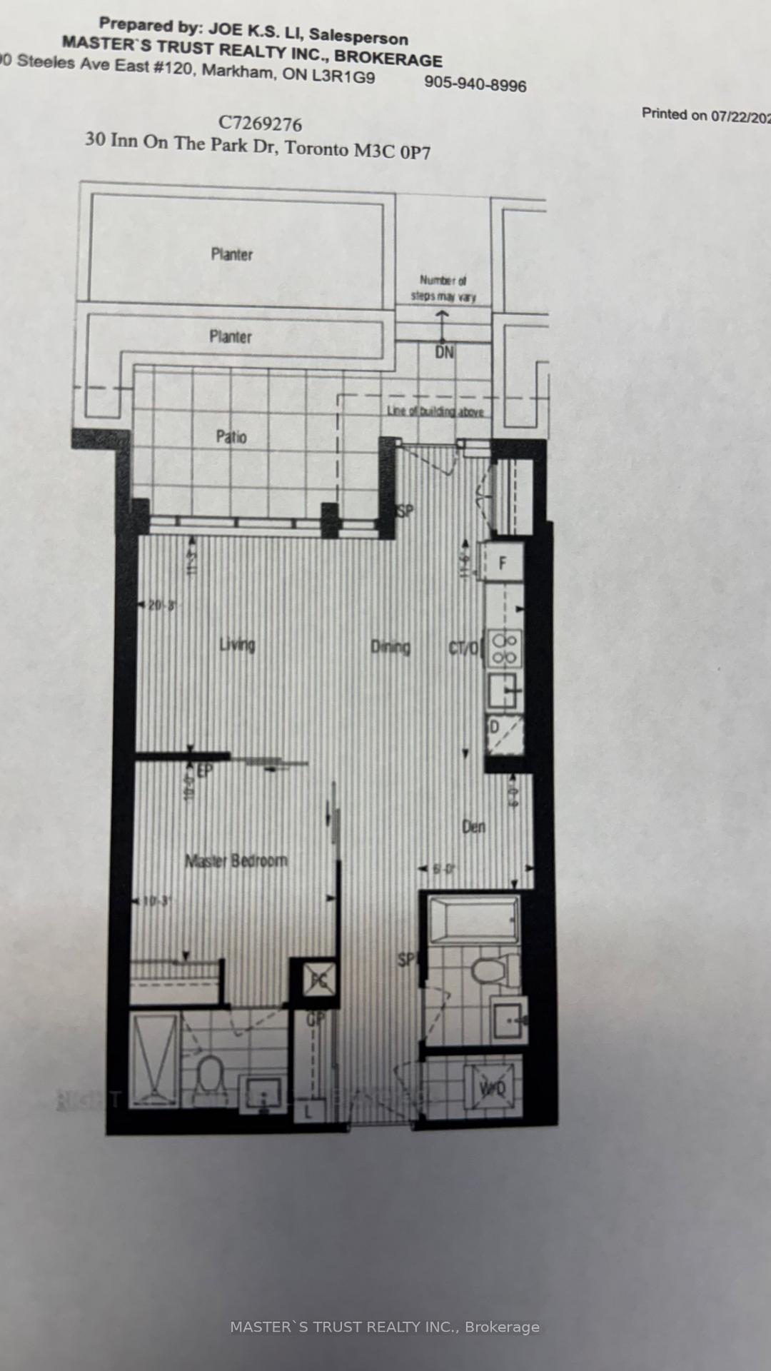 2 Bedrooms Condo at 30 IN ON THE PARK, Toronto For sale