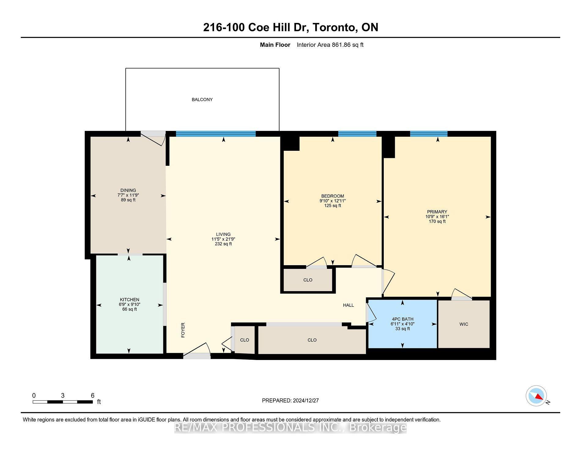 2 Bedrooms Co-op at 100 Coe Hill, Toronto For sale