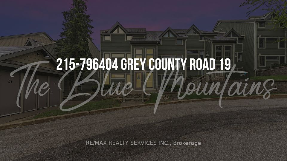 #215 - 796404 Grey 19 Road, Blue Mountains, ON L9Y 0N8