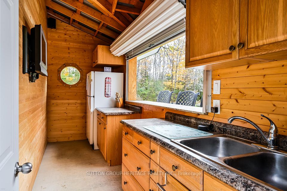 Pool house kitchen