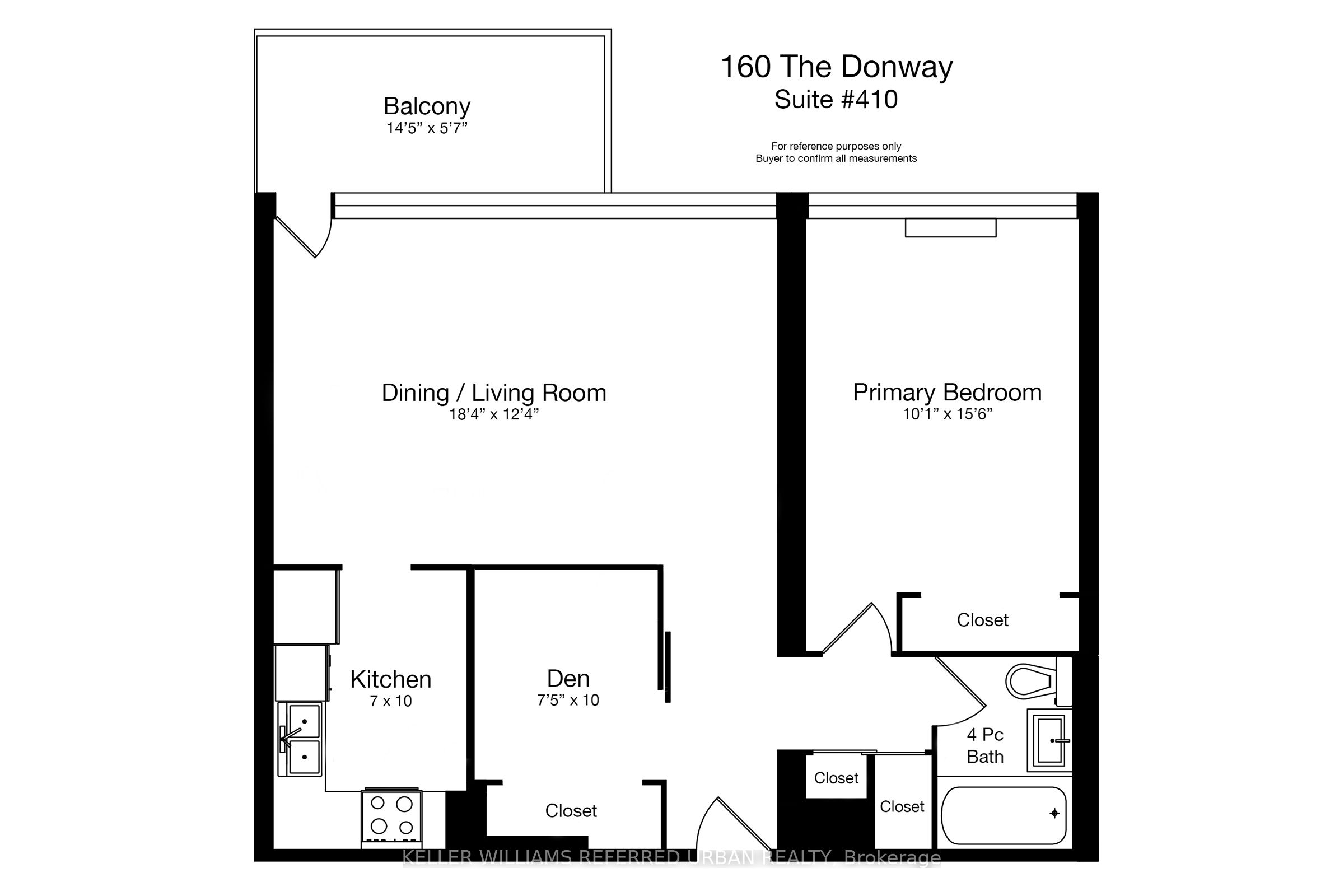 #410 - 160 The Donway, Toronto, ON M3C 2G1