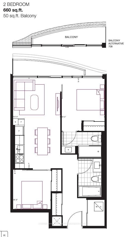 2 Bedrooms Condo at 689 The Queensway,  Toronto For sale