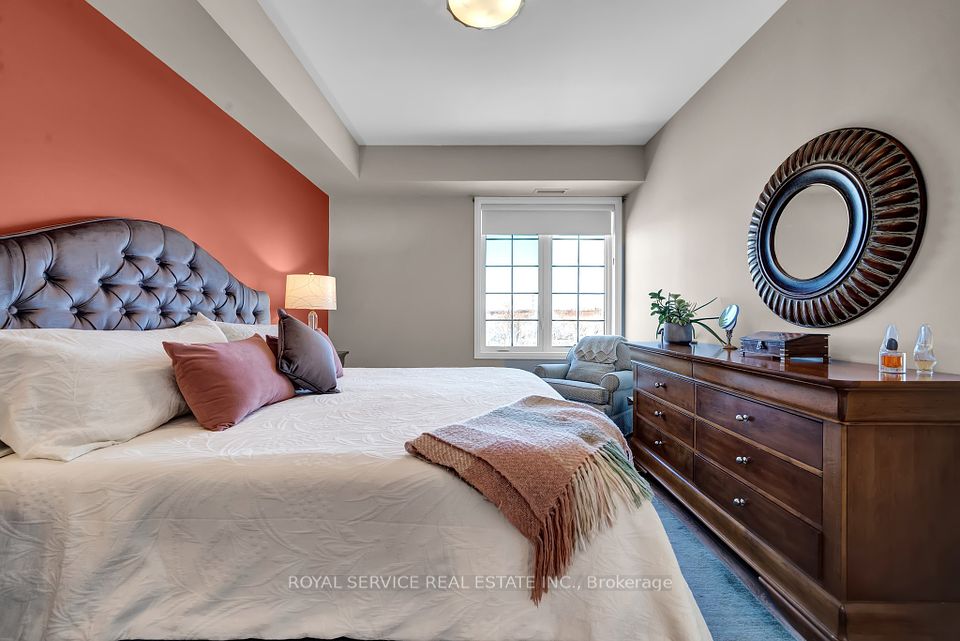 Primary Bedroom with views of Greenspace