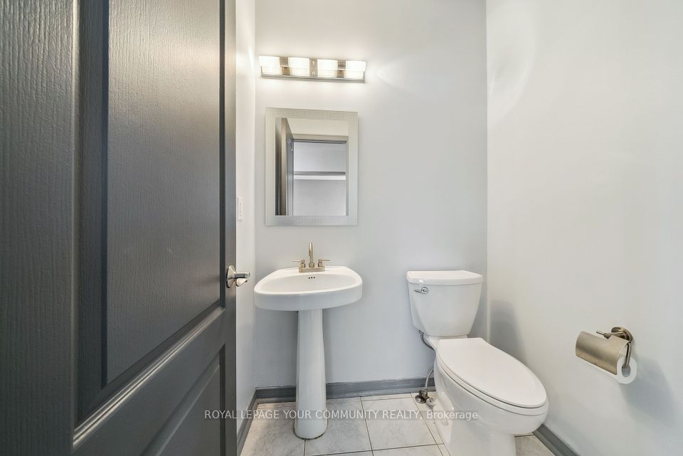 Updated powder with with Pedestal sink
