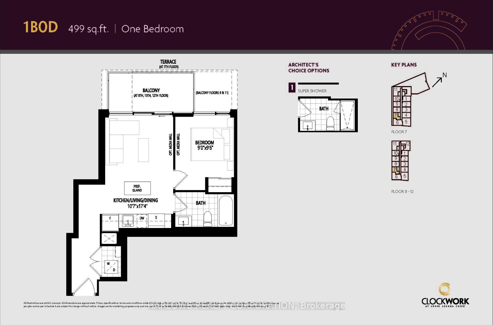 1 Bedroom Condo at 3006 William Cutmore, Oakville For sale