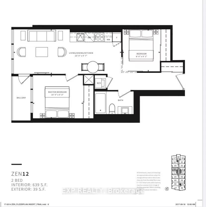 2 Bedrooms Condo at 19 Western Battery, Toronto For sale
