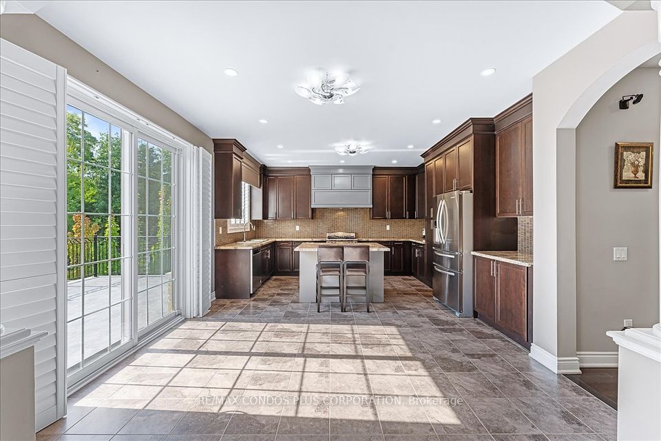 Spacious Kitchen with Walk out to Terrace