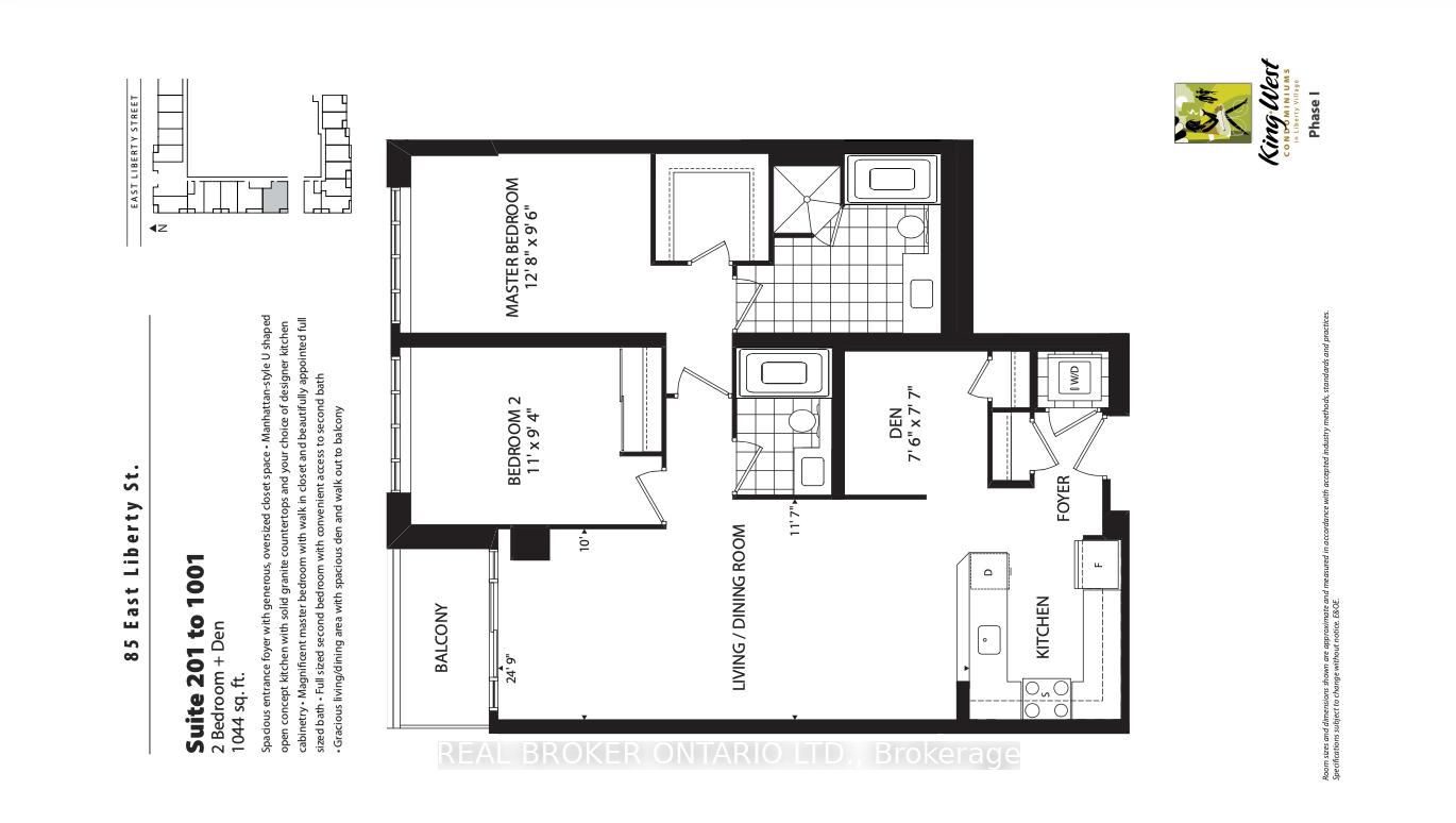 3 Bedrooms Condo at 85 East Liberty,  Toronto For sale