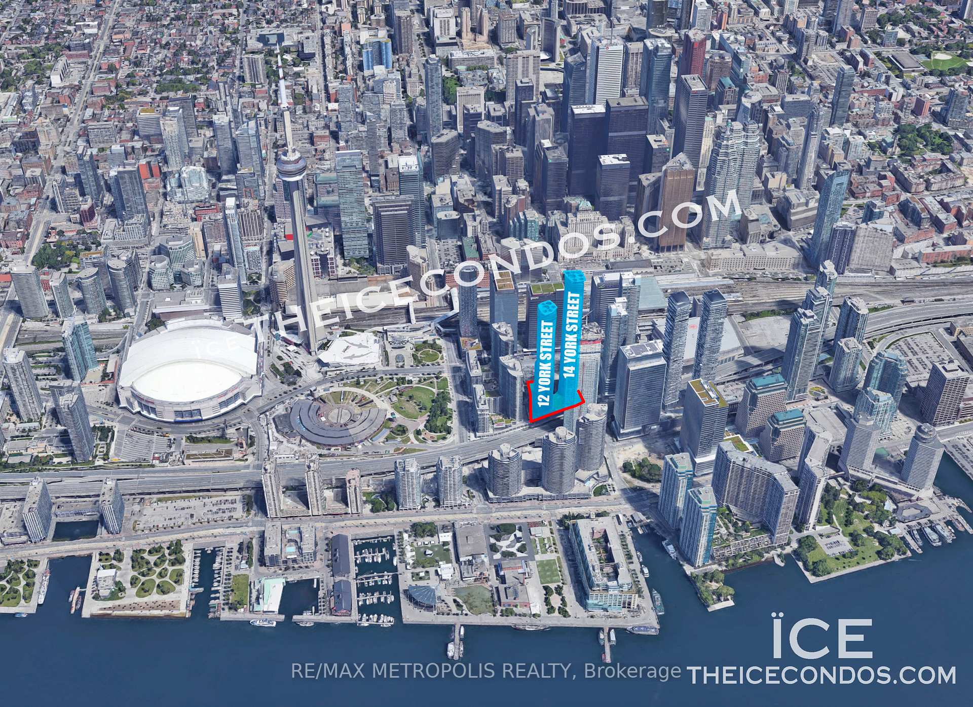 2 Bedrooms Condo at 12 York,  Toronto For sale